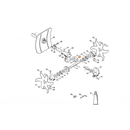 STIHL  Łożysko kulkowe 6301-2Z 9507 003 8052